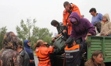 Огромни наводнения в Далечния Изток в Русия