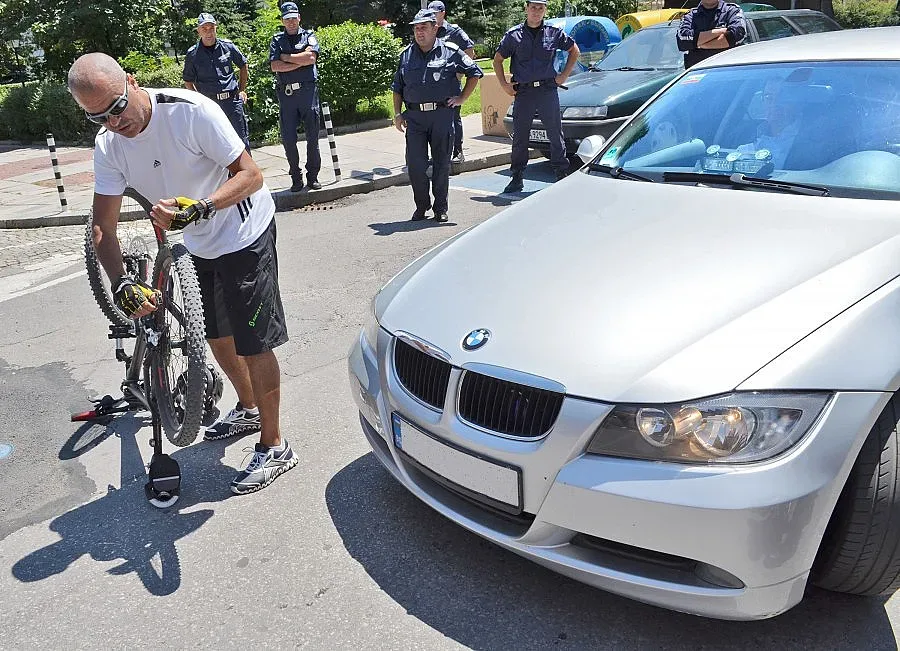 Скок на катастрофите с колела