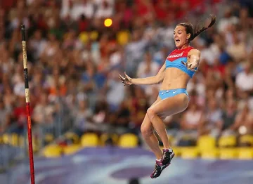 Исинбаева отново грабна световната титла на овчарски скок