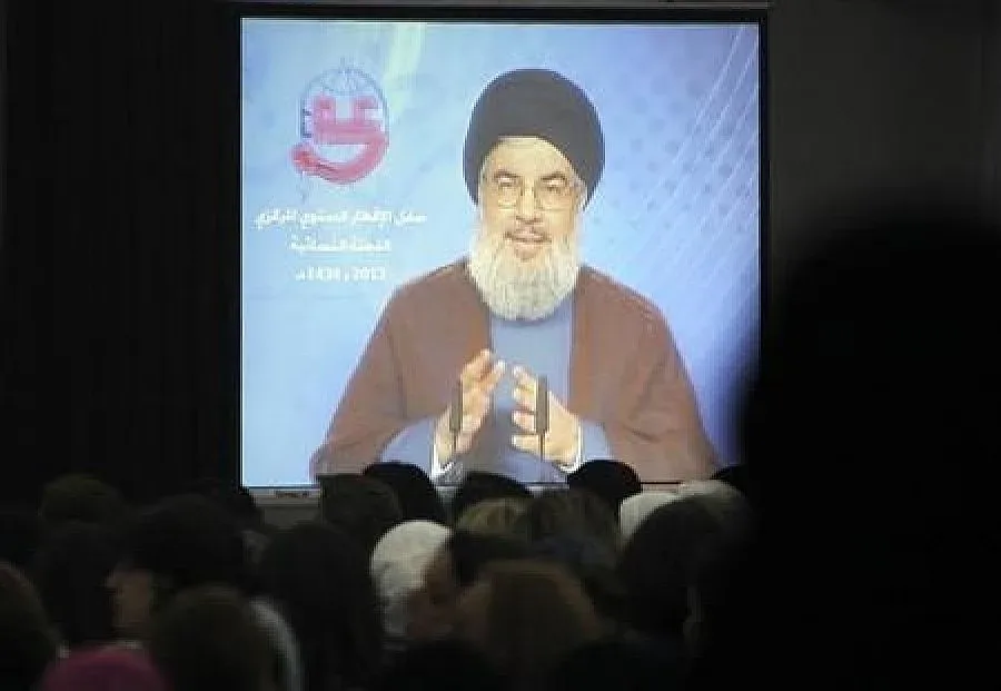 Лидерът на Хизбула се появи на реч в Бейрут 
