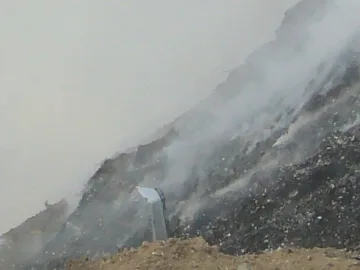 Задимено сметище паникьоса казанлъчани