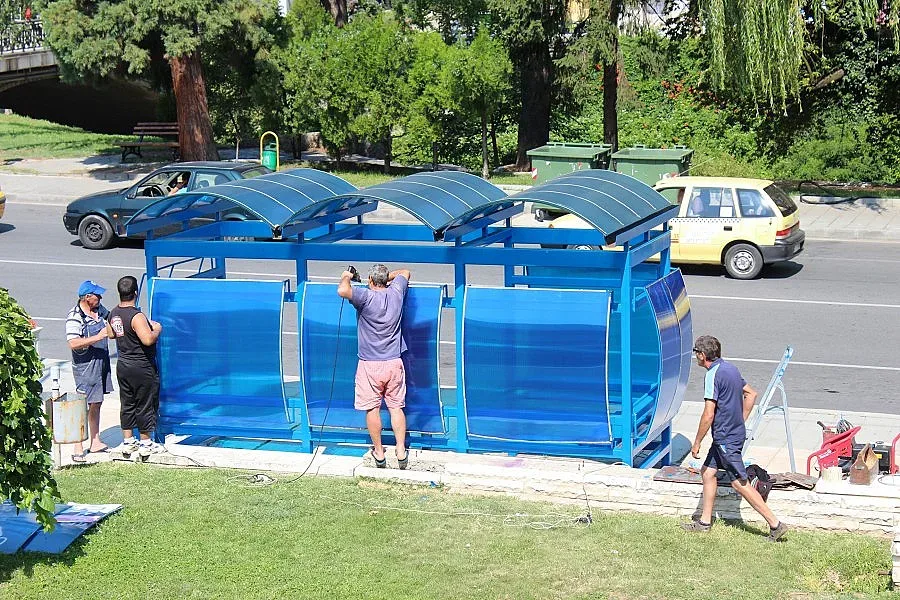 Подновиха спирките в Благоевград