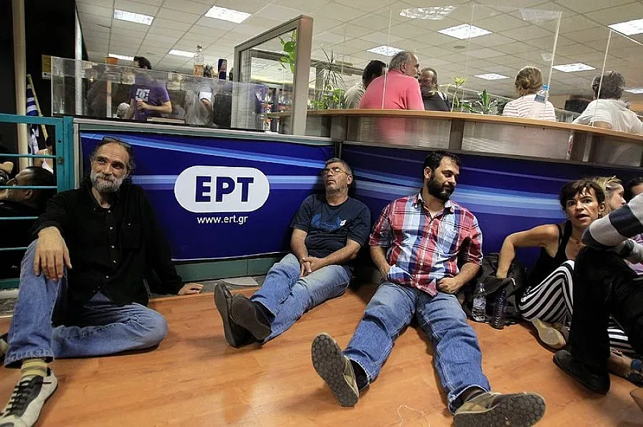 Подновяват работата на държавната гръцка телевизия