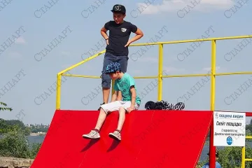 Видинските деца получиха скейт-площадка за деня на Дунав