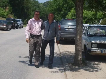 Муса Палев на водосвет в църква