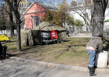 Разнобой сред протестиращите след срещата при Орешарски