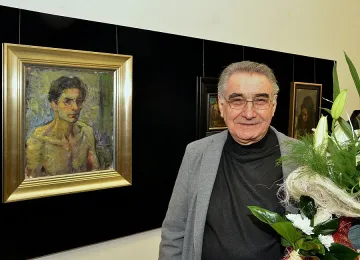 Академикът на четката и бунта посреща цял ден в шатрата пред Народния театър