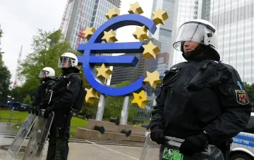 Протест блокира ЕЦБ и част от Франкфурт
