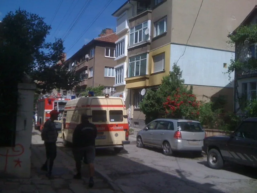 Пожар изпепели офис в центъра на София