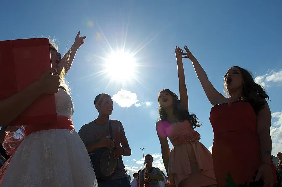 Абитуриенти с ревю в Благоевград