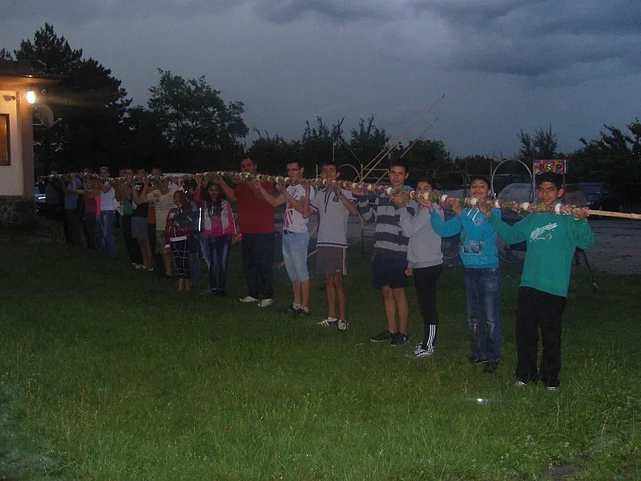 15 метров свински шиш опекоха в Алфатар