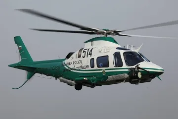 Гранични полицаи с хеликоптер спасиха бедстващи имигранти