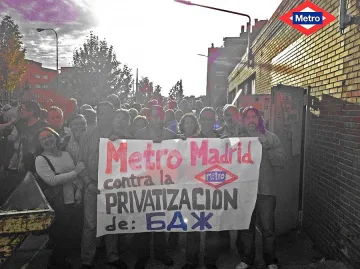 Испанци протестират против приватизацията на БДЖ
