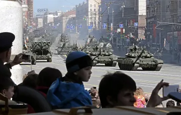 9 000 салютни изстрела над Москва в Деня на победата