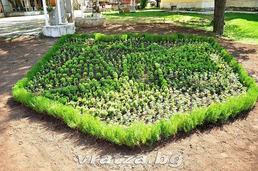 Гербът на Враца цъфна на Цветница