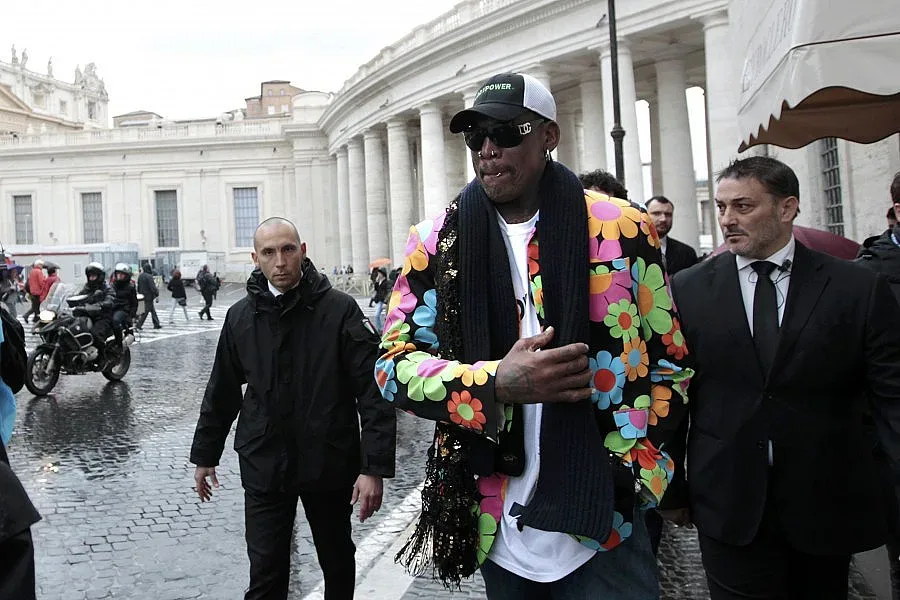 Денис Родман отсвири Мача на звездите