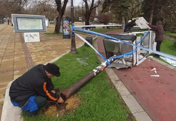 Силен вятър помете дървета и мазилки в страната