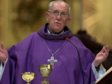 Франциск на обяд с Бенедикт 