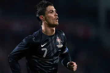 Роналдо с лична охрана в Израел