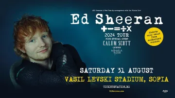 Обратното броене до концерта на световната суперзвезда Ed Sheeran в София започна