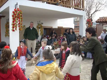 Лястовичка кацна на мартеничка
