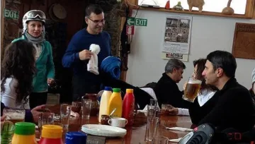 Дянков на ски с Трайков