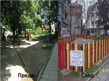 Ремонтираха детска площадка по молба на 10-годишна