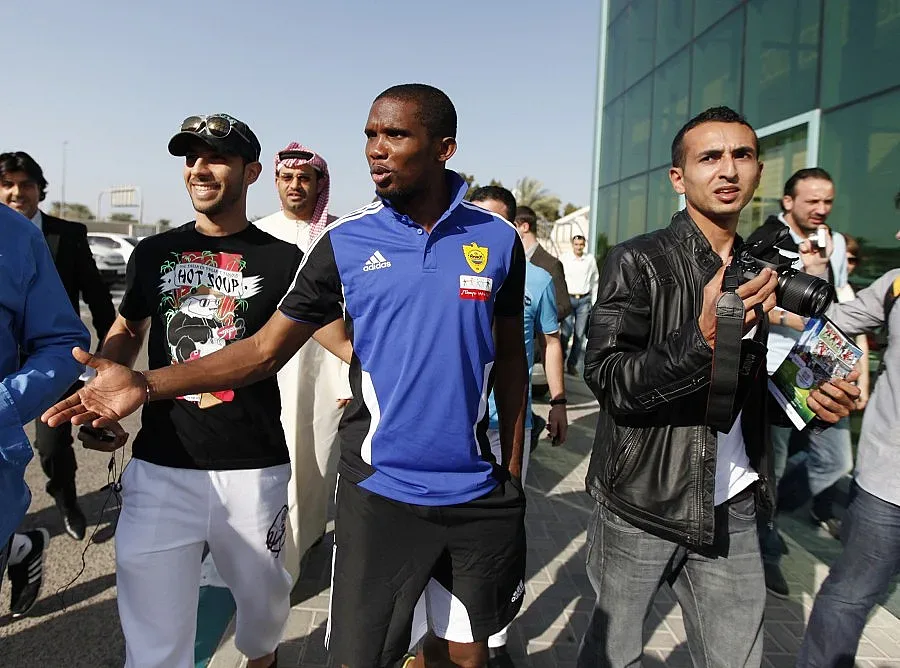 Плашат с убийство камерунска звезда