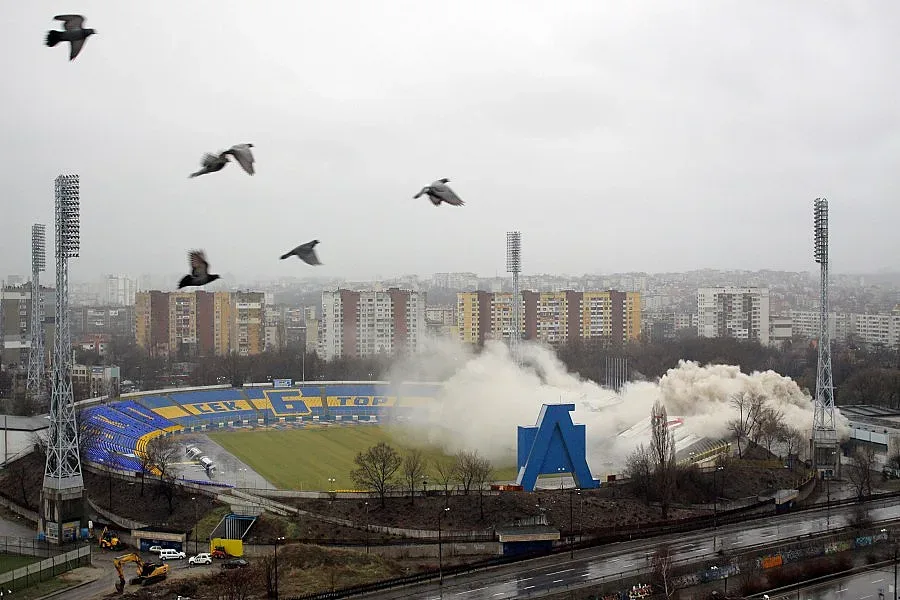 Небето се разплака за стария "Герена"