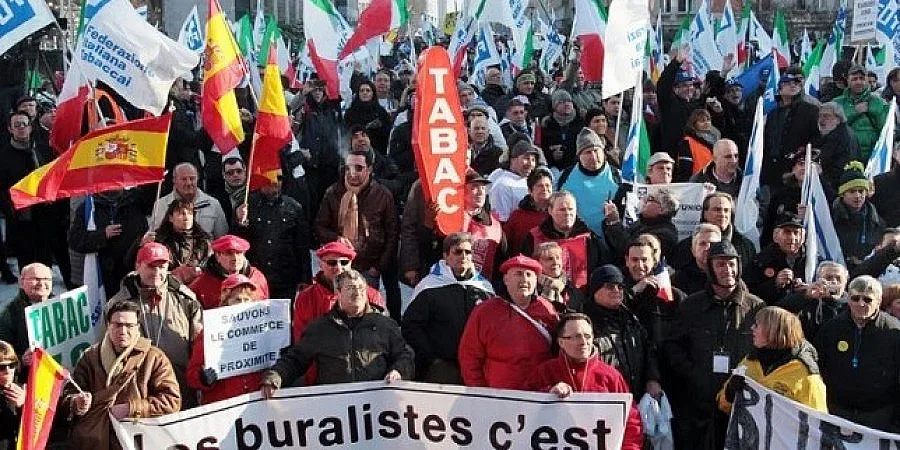Тютюнджии на бунт в Брюксел