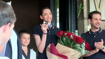 Олимпийска медалистка се завърна у нас! Първи думи