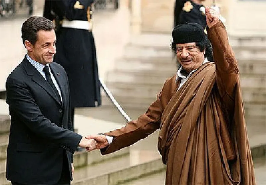 Кадафи финансирал кампанията на Саркози