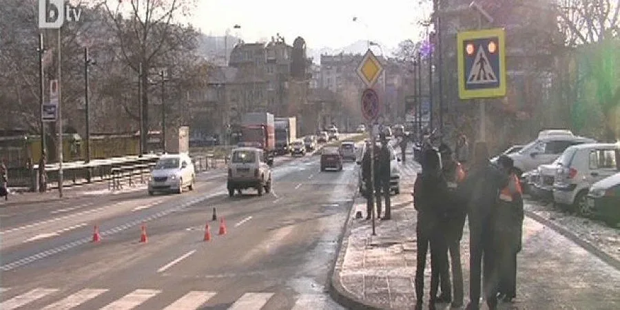 Кола отнесе бременна на зебра