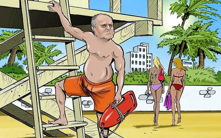 Мениджърът на Бербо стана спасител на плажа (снимки)