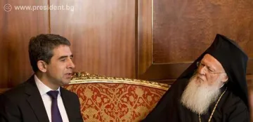 Плевнелиев почете Максим с вселенския патриарх 