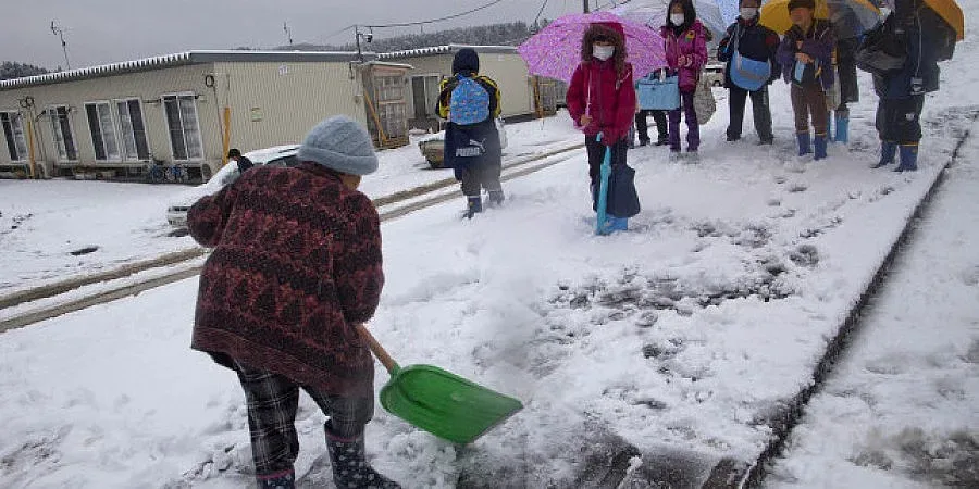 Снежен ад в Япония