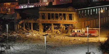 Взрив на газ изравни със земята сграда 