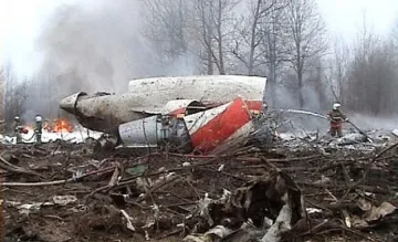 Бомба взривила самолета на Качински?