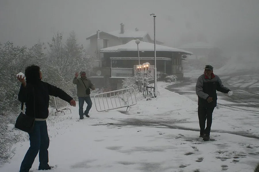 Първи сняг у нас