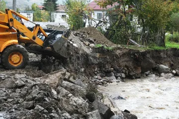 Туфча побесня от силния дъжд