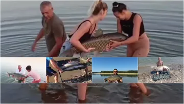 Огромни риби излизат на язовир Копринка