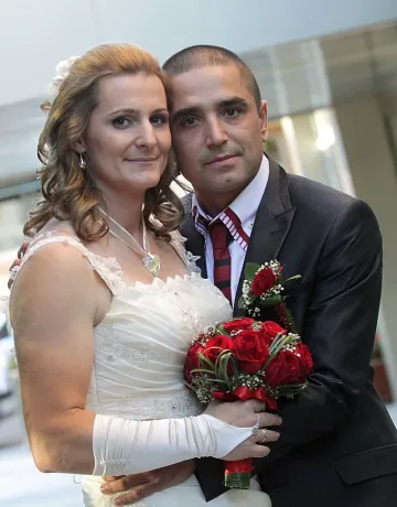 Заря и тежки хора в щангите     