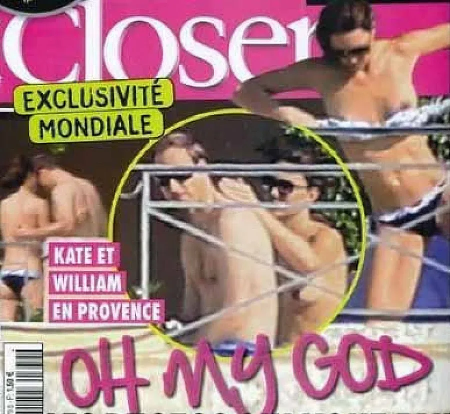 Снимаха Кейт Мидълтън гола