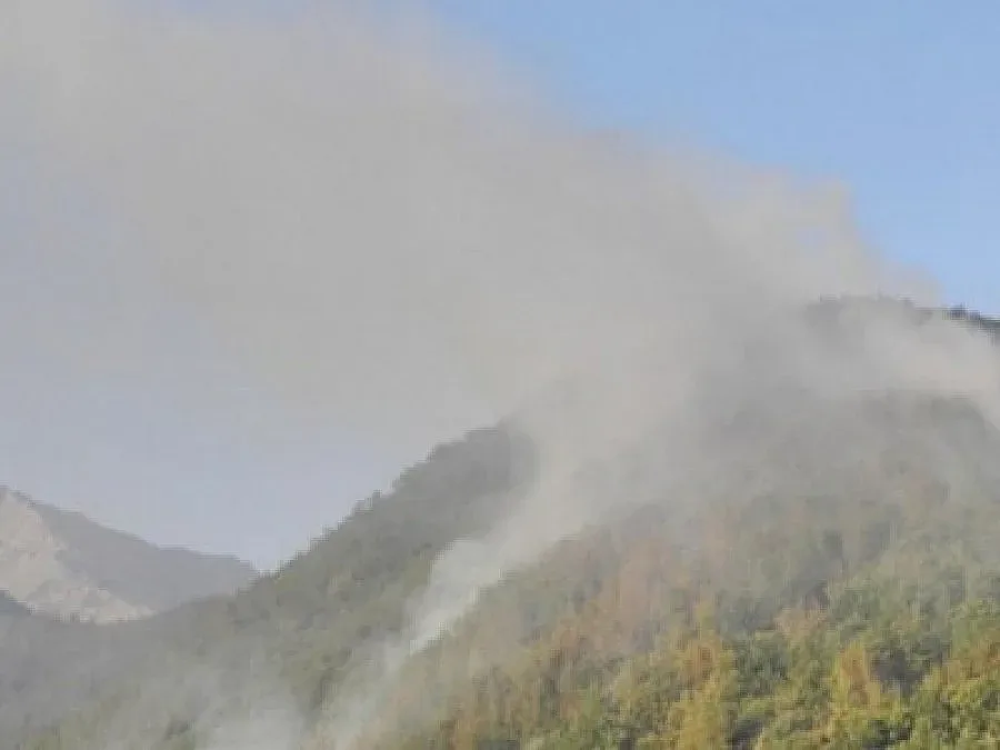 Спират с контрапожар огнения ад в Рила