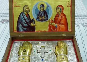 Пазят със СОТ мощите на Йоаким и Анна