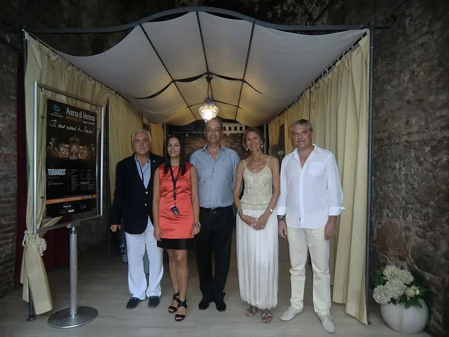 Румен Петков на юбилей в Арена ди Верона