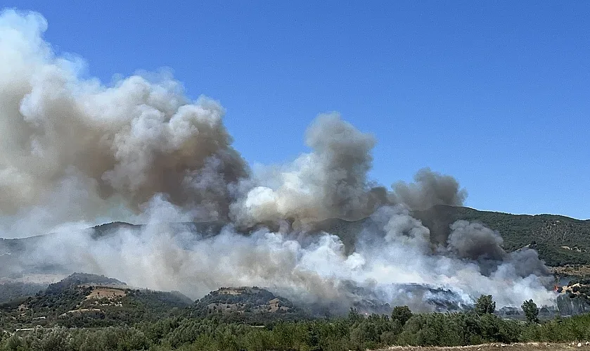 Бедствено положение! Гасят огромен опасен пожар в Югозапада