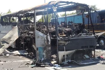 Данка от взривения автобус изгуби слуха си