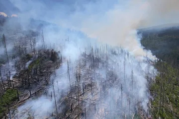 300 гасят остатъчни пожари на Витоша
