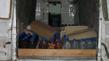 Конфискуваха 6 тона контрабанден алкохол